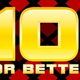 10s or Better slot logo by 1x2gaming at Catspins Casino
