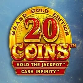 20 Coins Grand Gold Edition by Wazdan, showcased at catspinss.de – game logo