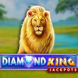 Diamond King Jackpots logo by SpinPlay Games Catspins Casino