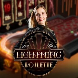 Lightning Roulette slot visual from Evolution available on catspinss.de