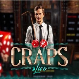Live Craps logo by Evolution at Catspins Casino