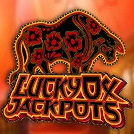 Official Jackpots logo: Lucky Ox Jackpots by Rival at Catspins Casino
