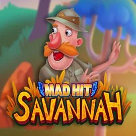 Mad Hit Savannah slot icon by RubyPlay, available at Catspins Casino
