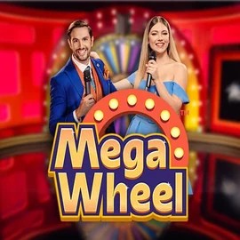 Mega Wheel online game logo by Pragmatic Play on catspinss.de