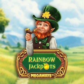 Rainbow Jackpots Megaways by Red Tiger Gaming, showcased at catspinss.de – game logo