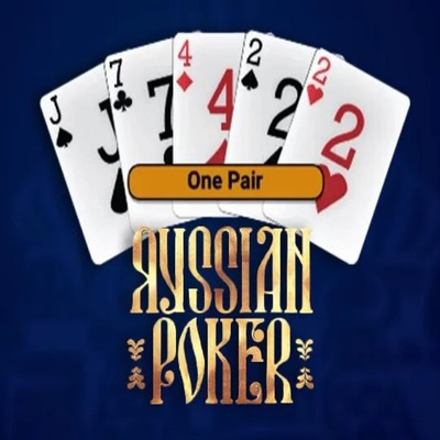 Russian Poker logo by OneTouch Games at Catspins Casino