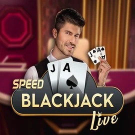 Speed Blackjack online game logo by Pragmatic Play on catspinss.de